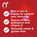 Naturya Organic Sundried Goji Berries 200g, imported from the UK