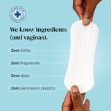 Mooncup Medium Day Pads with Wings 25 Pack, imported from the UK