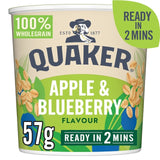 Quaker apple & blueberry porridge pot 57g (British brand)