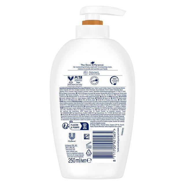 Dove shea butter warm vanilla hand wash 250ml - British product