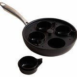 M&S M&S Aluminium 20cm Non Stick Pro Egg Poacher Black- Buy online at McGrocer