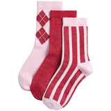 M&S M&S Girls Cotton Rich Sparkly Socks 6-8.5 Small Pink Mix- Buy online at McGrocer