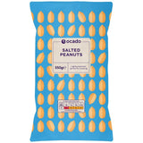 Ocado Salted Peanuts Roasted Snacks 550g, imported from the UK