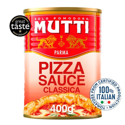 Mutti Klassisk italiensk pizzasaus uten tilsatt sukker 400g