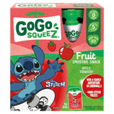 GoGo Squeez Fruit Smoothie Snack Apple Strawberry 4x90g