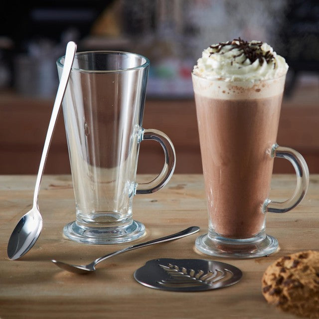 Ravenhead Latte Glasses Set of 2, imported from the UK