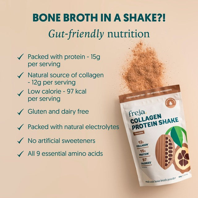 Freja Collagen Protein Chocolate Shake Powder 300g - British product