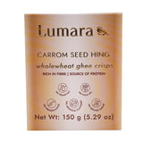 M&S Lumara Wholewheat Ghee Crisps Carrom Seed Hing 150g- Buy online at McGrocer