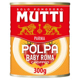 Mutti baby plum chopped tomatoes 300g, imported from the UK