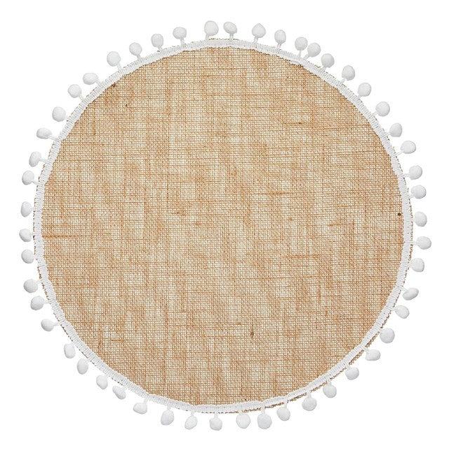 Natural Elements hessian placemats set of four, imported from the UK