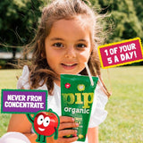Pip Organic cloudy apple juice 4x180ml cartons, imported from the UK