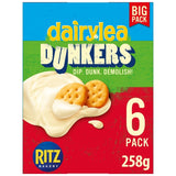 Dairylea Dunkers cheese dip with crackers snack 6x43g - British product