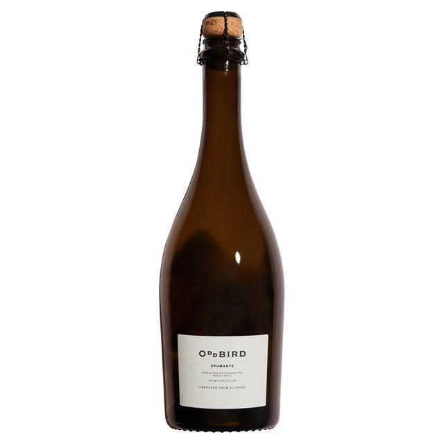 Oddbird alcohol free spumante sparkling wine 75cl, imported from the UK