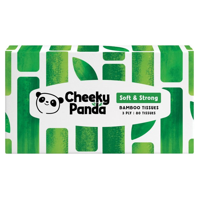 The Cheeky Panda Bamboo Facial Tissues 80 Pack - British product
