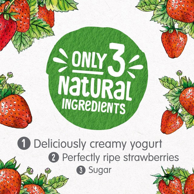 Onken Naked Strawberry yogurt pouch - UK version