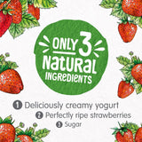 Onken Naked Strawberry yogurt pouch - UK version