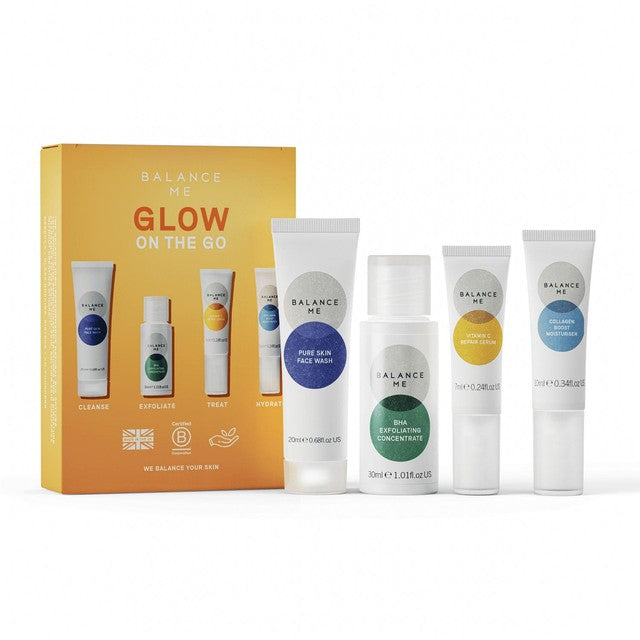 Balance Me Glow on The Go skincare kit - British product