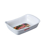 M&S Pyrex Supreme Ceramic Roaster White 26cm- Buy online at McGrocer