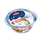 M&S Pyrex Round Casserole Glass Dish 2.1L- Buy online at McGrocer