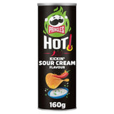 M&S Pringles Hot Kickin' Sour Cream Sharing Crisps 160g- Buy online at McGrocer