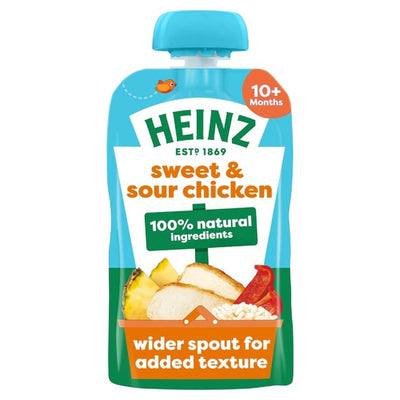 M&S Heinz Sweet & Sour Chicken Baby Food Pouch 10+ Months 180g- Buy online at McGrocer