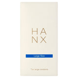 Hanx Ultra Thin Large Size Vegan Condoms, UK version