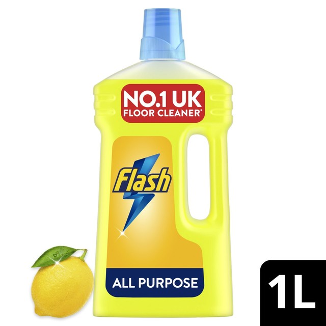 Flash Lemon Liquid Cleaner 1L - British product