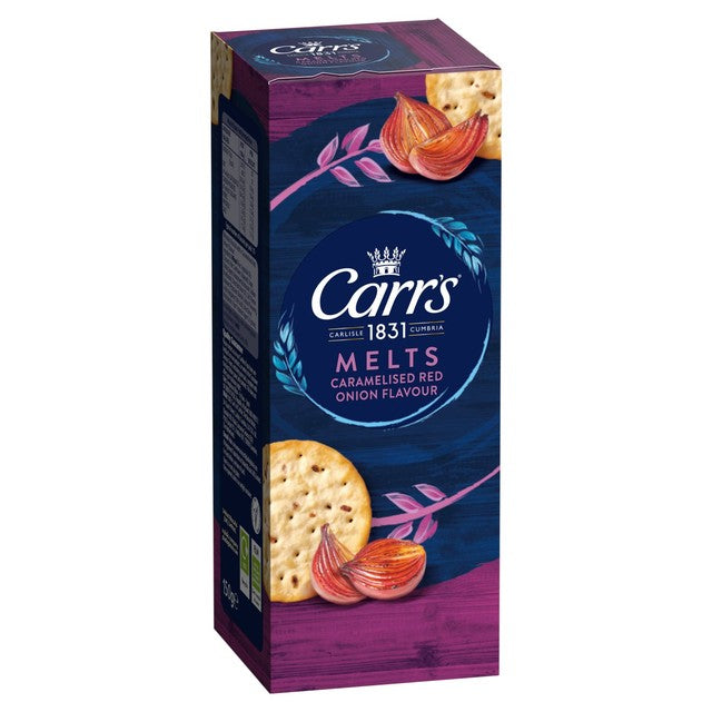 Carr's caramelised red onion crackers 150g - British product