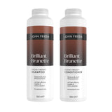 M&S John Frieda Brilliant Brunette Colour Vibrancy Shampoo and Conditioner Bundle- Buy online at McGrocer