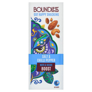 Boundless Nuts & Seeds Boost Salt & Chilli Pepper Activated Snack Mix 25g