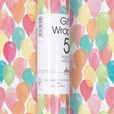 Deva Designs balloons gift wrap 5m x 50cm - British product