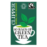 M&S Clipper Organic Fairtrade Green Tea 40 Tea Bags- Buy online at McGrocer