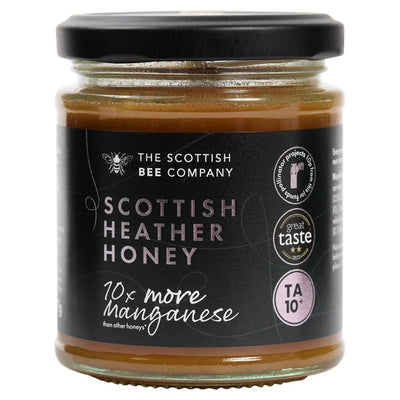 M&S Scottish Bee Company Heather Honey Pure Scottish Honey 227g- Buy online at McGrocer