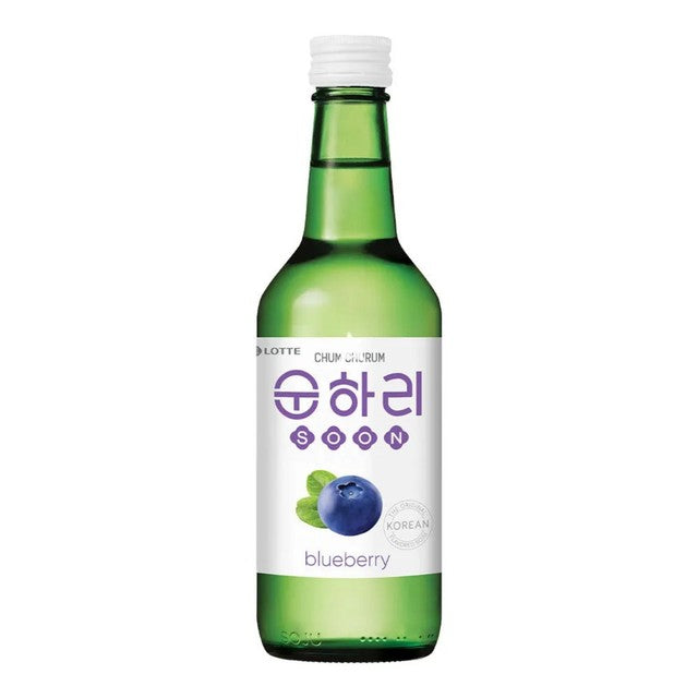 Lotte Chum Churum Blueberry Soju 12% alcohol (British brand)