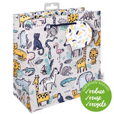 M&S Deva Designs Safari Club Medium Paper Gift Bag- Buy online at McGrocer