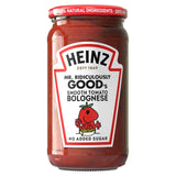 Heinz Smooth Bolognese Pasta Sauce 490g, UK version