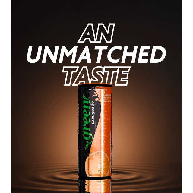 Green Cola Orangeade No Sugar 4 x 330ml, UK version