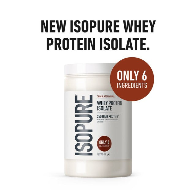 Isopure Chocolate Whey Protein Isolate Powder 480g, UK version