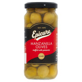 M&S Epicure Manzanilla Olives Stuffed with Pimiento Green Olives 240g- Buy online at McGrocer