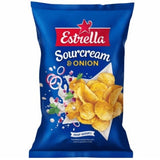 Estrella sourcream & onion crisps 175g - British product