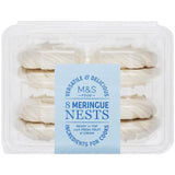 M&S meringue nests 96g pack, imported from the UK