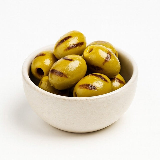 Serious Pig flame grilled olives 50g (British brand)