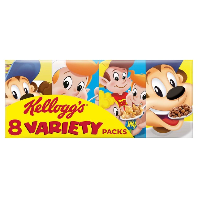 Kellogg's cereal variety pack 196g - British product