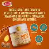 Schwartz pumpkin spice seasoning blend, imported from the UK