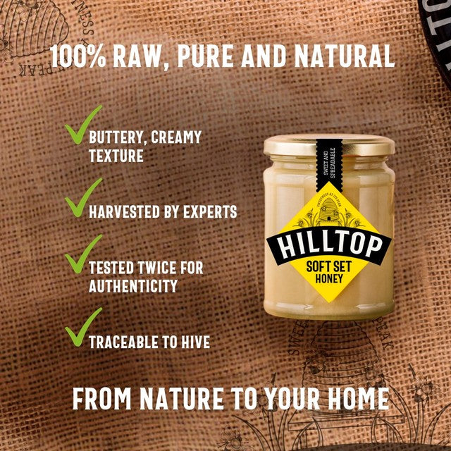 Hilltop Honey Soft Set honey 340g, UK version