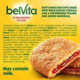 Belvita strawberry soft bakes breakfast biscuits - British product