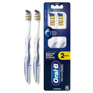 Oral-B Pro Expert Pulsar Medium Battery Toothbrush 2pk