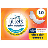 Lil-lets extra protection ultra pads for heavy flow, UK version