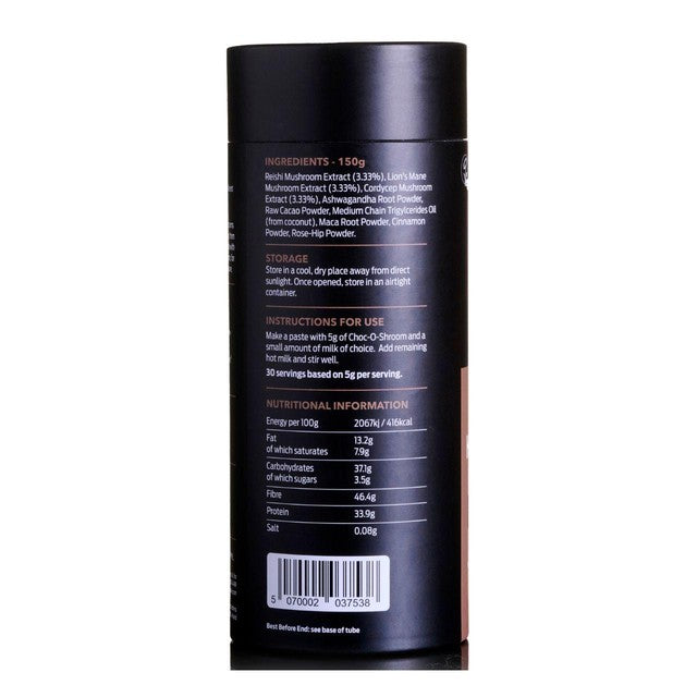 Quirky Monkey mushroom hot chocolate no added sugar 150g (British brand)