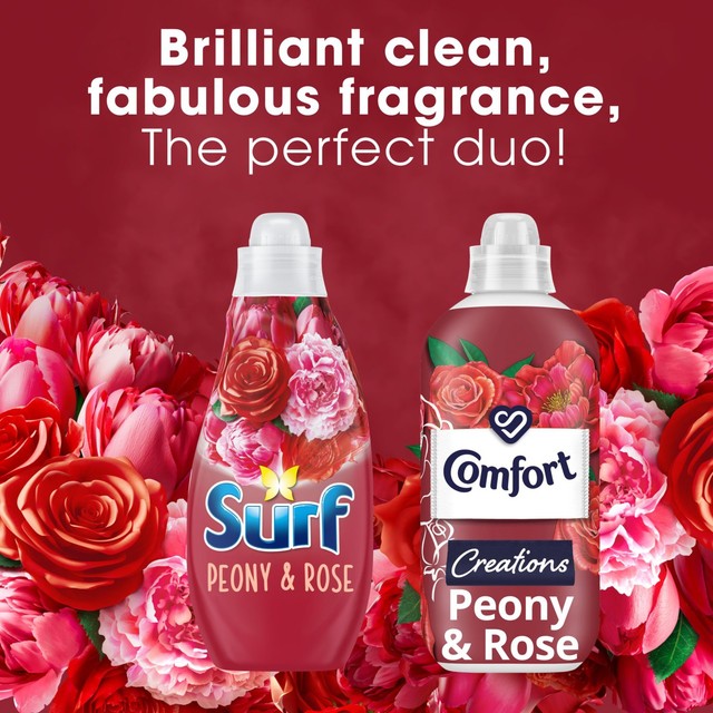 Surf Peony & Rose laundry detergent 648ml (British brand)